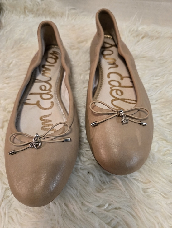 Sam Edelman Shoes - Sam Edelman Nude Ballet Flats with Bow